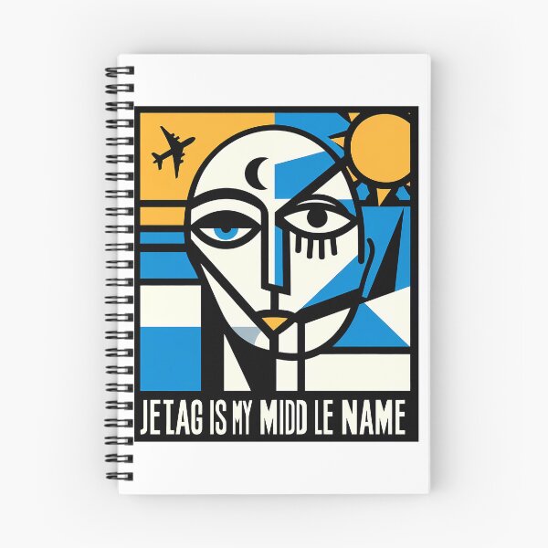 Item preview, Jet lag is My Middle Name – Funny Travel-Inspired Minimalist Art designed and sold by OzzFrequency.