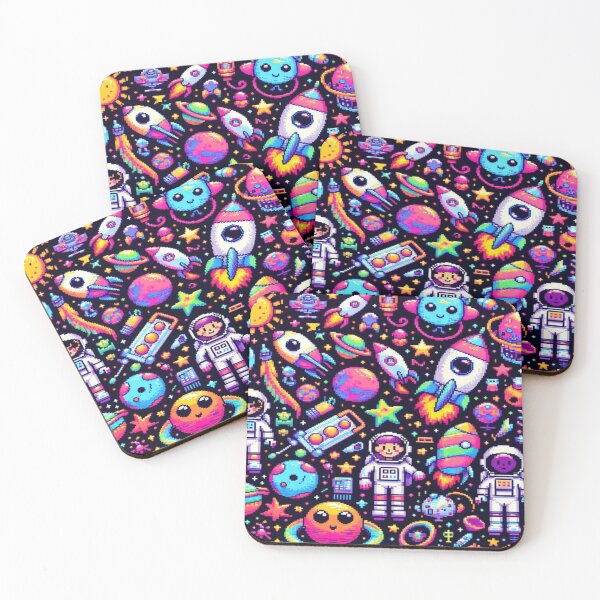 Item preview, Neon Space Odyssey designed and sold by Imaginarium of Chaos falcon88 .