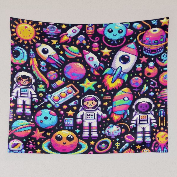 Item preview, Neon Space Odyssey designed and sold by Imaginarium of Chaos falcon88 .