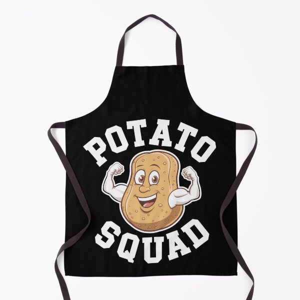 Item preview, Potato Squad Flexing Muscular Happy Character designed and sold by Hananiah Merch.