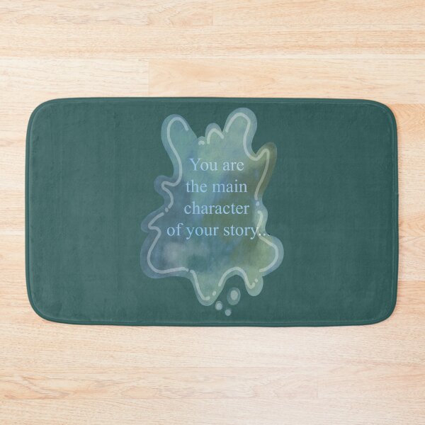 Item preview, You are the main character of your story, inscription on a stain, colorful stain, simple pattern with inscription, minimalism, you are the hero, designed and sold by Dormitria.