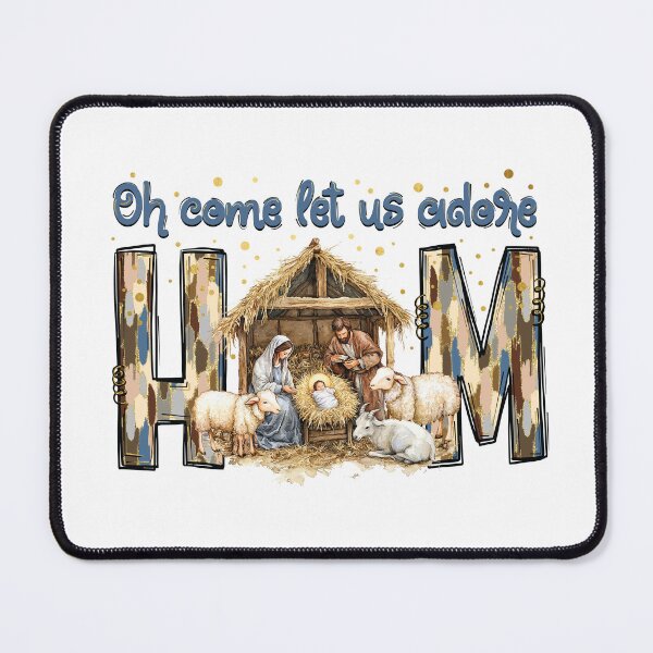 Item preview, Oh Come Let Us Adore Him Nativity Scene designed and sold by kjanedesigns.