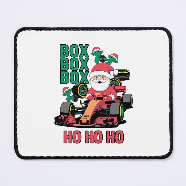 Item preview, Santa's F1 Pit Stop - Box Box Box! designed and sold by MonkiFlipp.