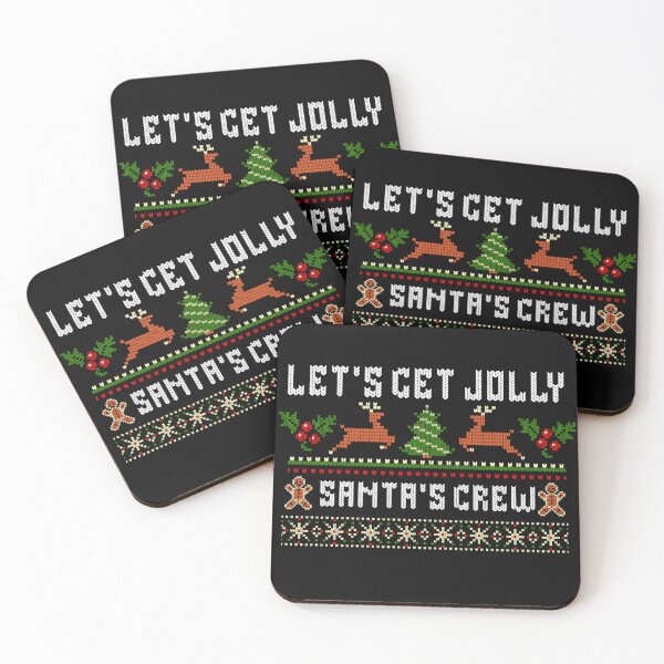 Item preview, Let's Get Jolly - Santa's Crew Christmas designed and sold by Belarte.shop.