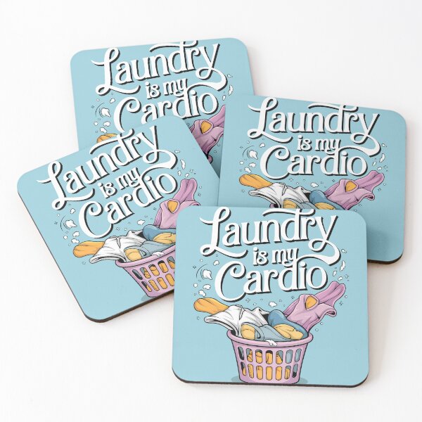 Item preview, Laundry is My Cardio, Funny gifts for laundry worker designed and sold by MikeKart.