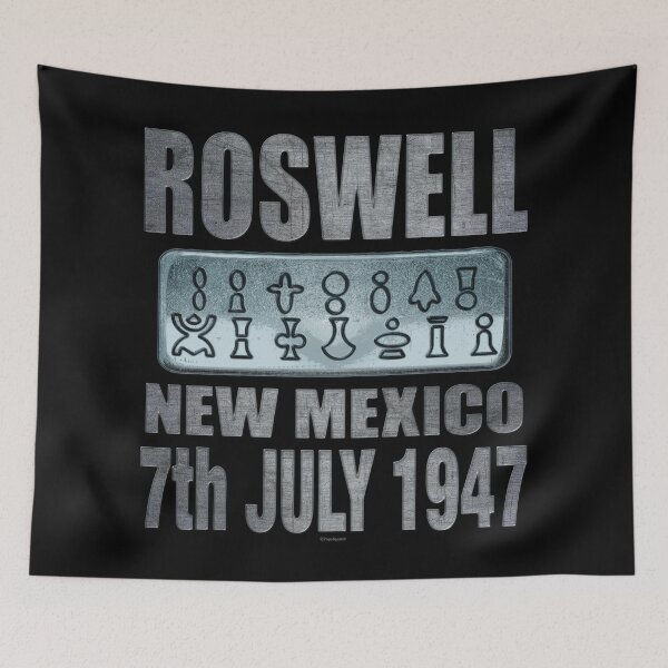 Item preview, ROSWELL Alien Text Design designed and sold by PapaSquatch.