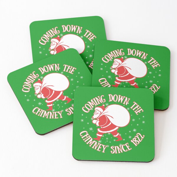 Item preview, Santa Claus coming down the chimney. designed and sold by GL Miller Designs.