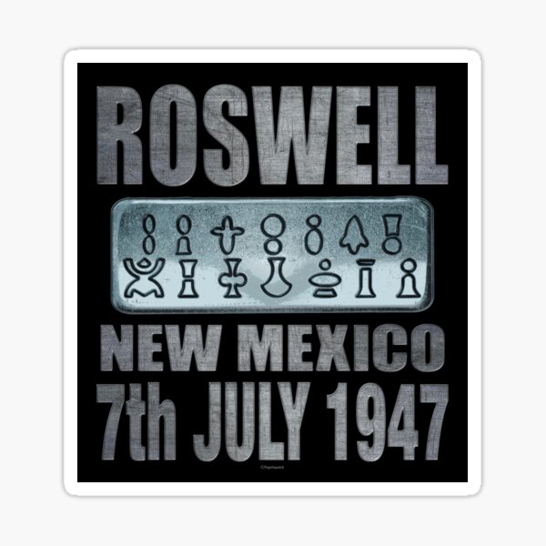 Item preview, ROSWELL Alien Text Design designed and sold by PapaSquatch.