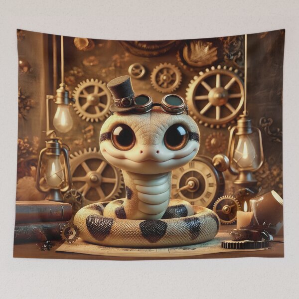 Item preview, Steampunk IMG Boa Constrictor designed and sold by Sillytoe.