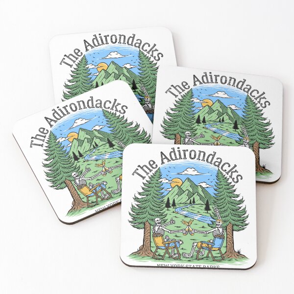 Item preview, The Adirondacks Funky Sticker designed and sold by gwilsonupstate.
