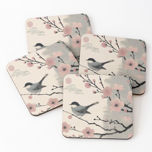Item preview, Japandi : Plum Blossom and Kototori designed and sold by mi33x.