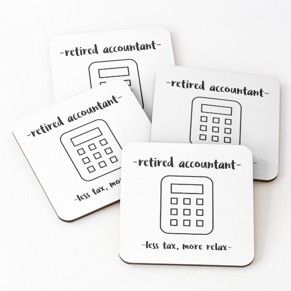 Item preview, Retired accountant designed and sold by FirstTimeTees.