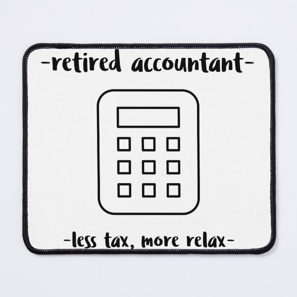 Item preview, Retired accountant designed and sold by FirstTimeTees.