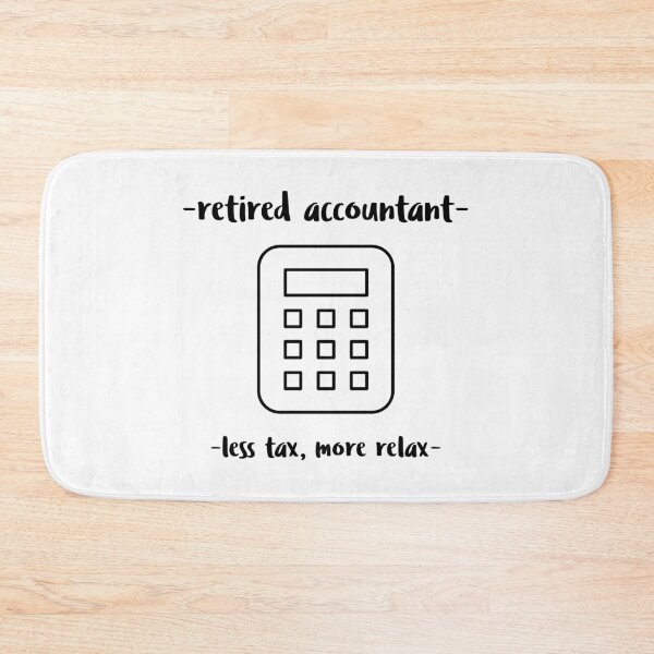 Aperçu de l'œuvre Comptable à la retraite créée et vendue par FirstTimeTees.