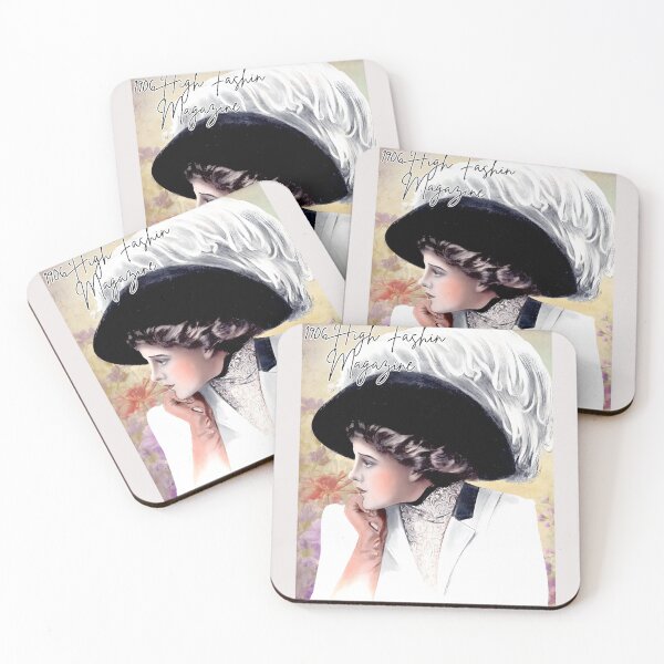 Item preview, 1906 High Fashion Magazine Cover Girl (Poster) designed and sold by tamoora.