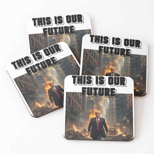 Item preview, This Is Our Future – Trump's America in Flames designed and sold by NudnaGrafika.