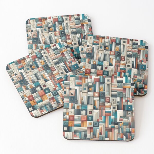 Item preview, mosaic pattern designed and sold by blackwhiteblue.