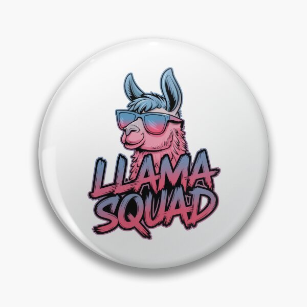Item preview, Llama Squad Art Cool Llama with Sunglasses Funny Graphic designed and sold by Hananiah Merch.