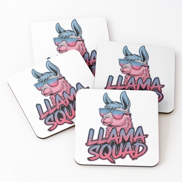 Item preview, Llama Squad Art Cool Llama with Sunglasses Funny Graphic designed and sold by Hananiah Merch.