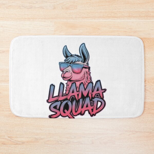 Item preview, Llama Squad Art Cool Llama with Sunglasses Funny Graphic designed and sold by Hananiah Merch.