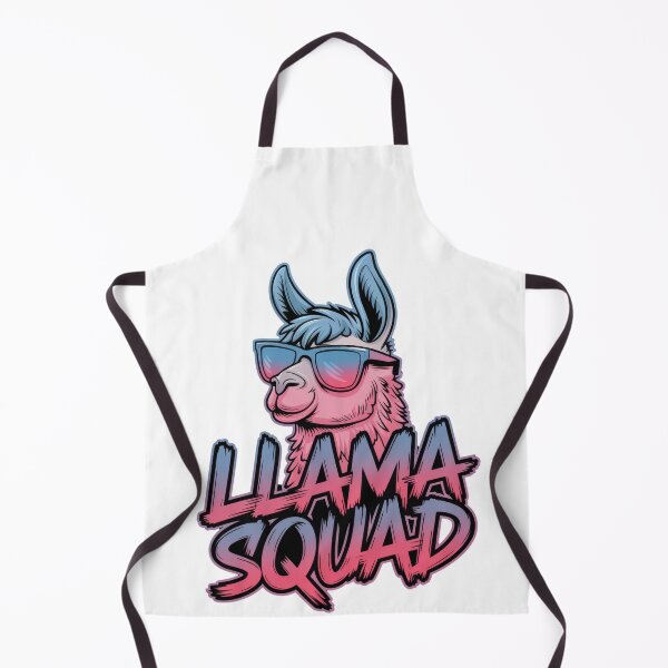 Item preview, Llama Squad Art Cool Llama with Sunglasses Funny Graphic designed and sold by Hananiah Merch.