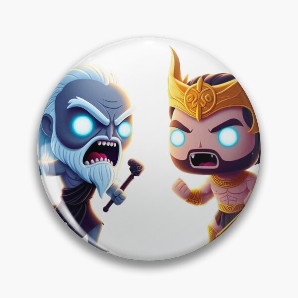 Item preview, Funko Pop | Zeus vs Poseidon designed and sold by GeekArtUniverse.