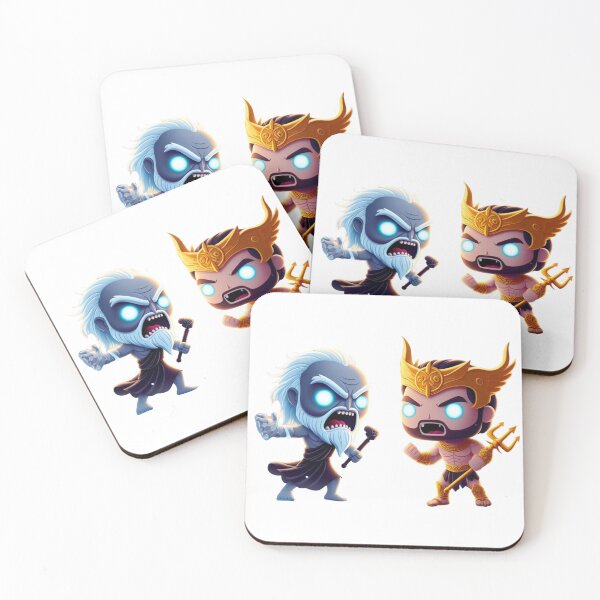 Item preview, Funko Pop | Zeus vs Poseidon designed and sold by GeekArtUniverse.