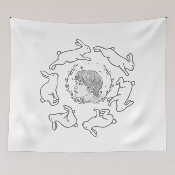 Item preview, Lee Know and rabbits designed and sold by Eldavilora.