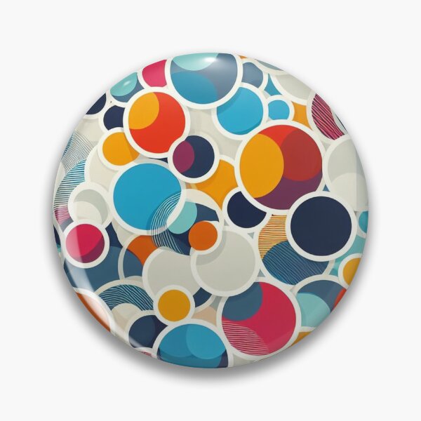 Item preview, circle pattern 7 designed and sold by blackwhiteblue.