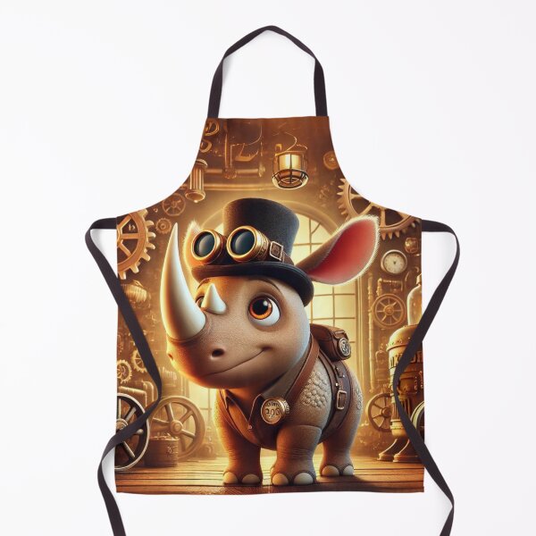 Item preview, Steampunk Indian Rhinoceros designed and sold by Sillytoe.