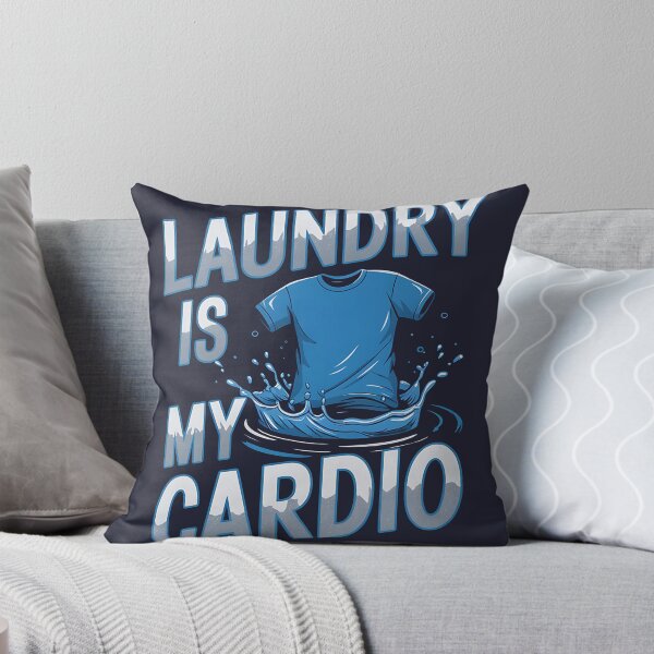 Item preview, Laundry is My Cardio, Funny gifts for laundry worker designed and sold by MikeKart.