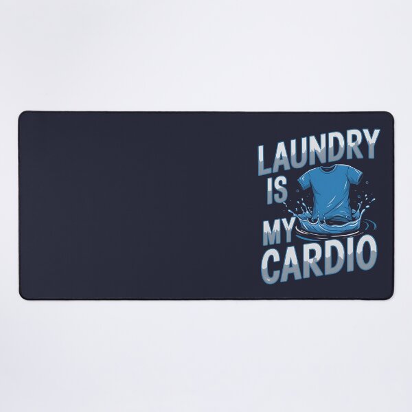Item preview, Laundry is My Cardio, Funny gifts for laundry worker designed and sold by MikeKart.