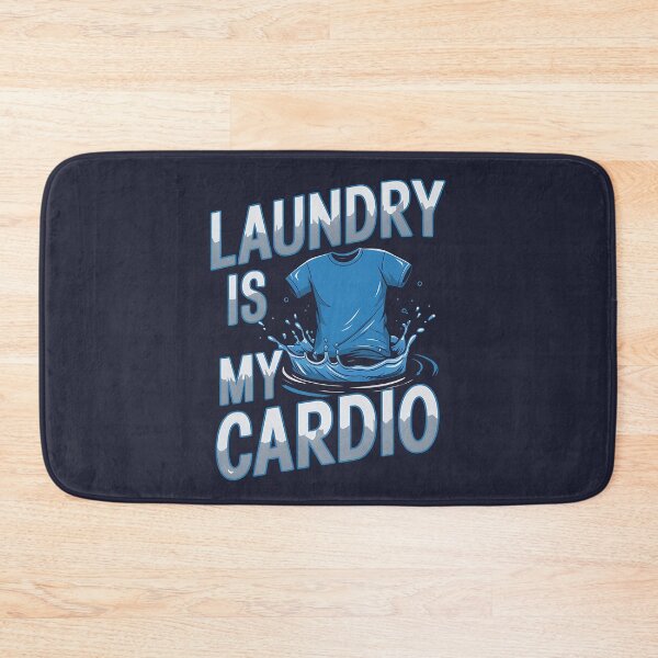 Item preview, Laundry is My Cardio, Funny gifts for laundry worker designed and sold by MikeKart.