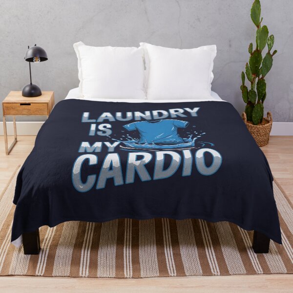 Item preview, Laundry is My Cardio, Funny gifts for laundry worker designed and sold by MikeKart.