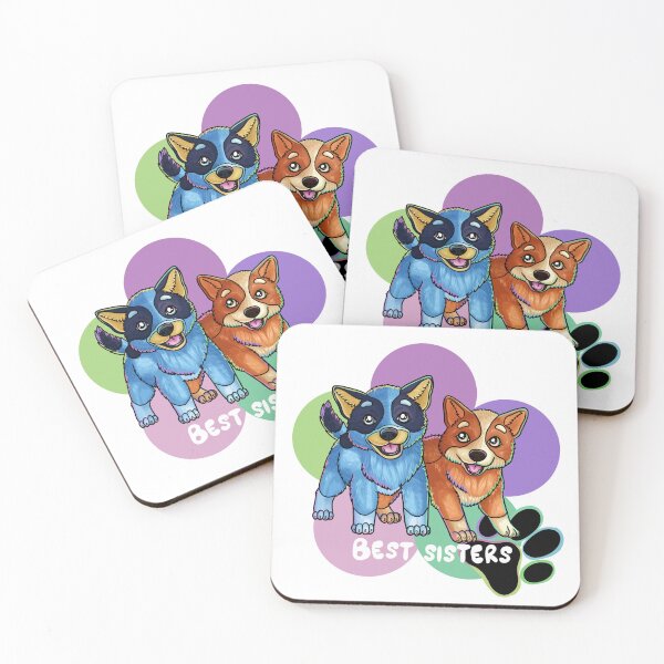 Item preview, Best sisters blue heeler designed and sold by Les ateliers Miloja.