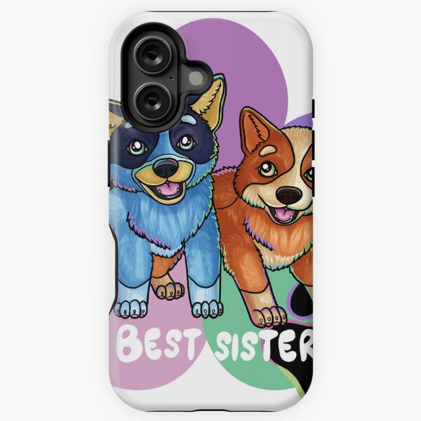 Aperçu de l'œuvre Best sisters blue heeler créée et vendue par Les ateliers Miloja.