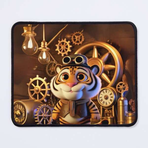 Item preview, Steampunk Indochinese Tiger designed and sold by Sillytoe.