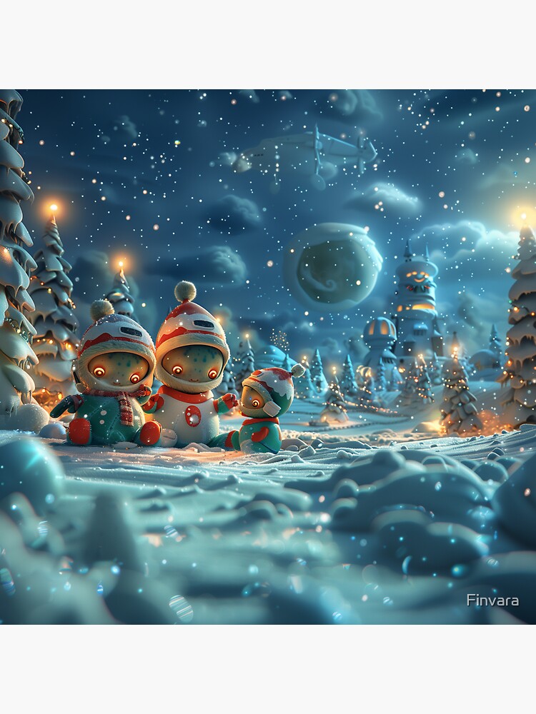 Thumbnail 3 of 3, Sticker, Finvara - Kids - Christmas II. designed and sold by Finvara.