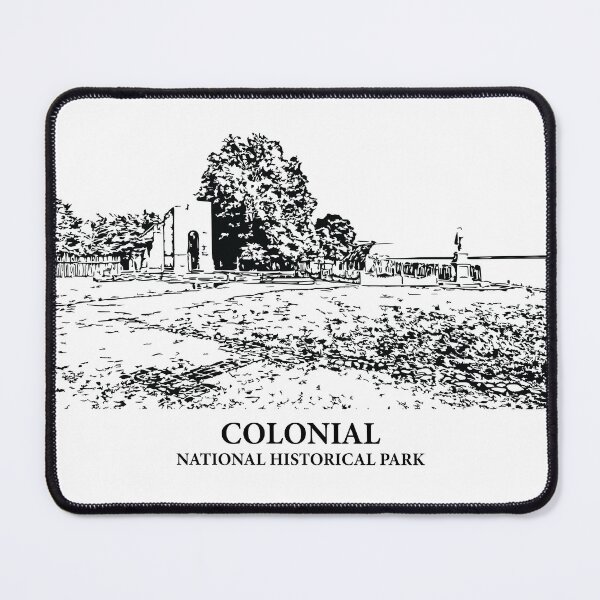 Item preview, Colonial National Historical Park designed and sold by Lakeric Cityscapes.