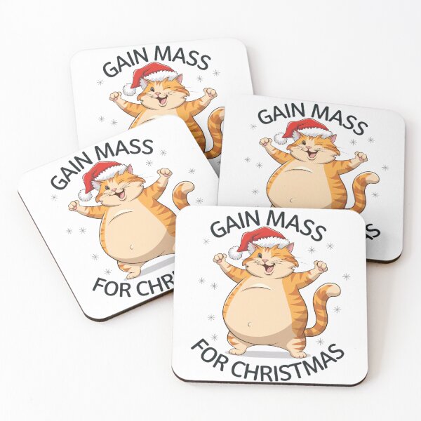 Item preview, Cat is gain mass for Christmas designed and sold by BugiDesignArt.