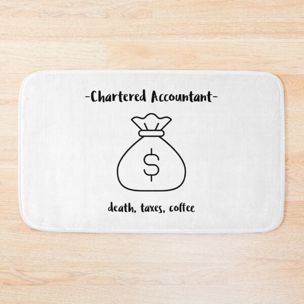Aperçu de l'œuvre Expert-comptable. Décès, impôts, café créée et vendue par FirstTimeTees.