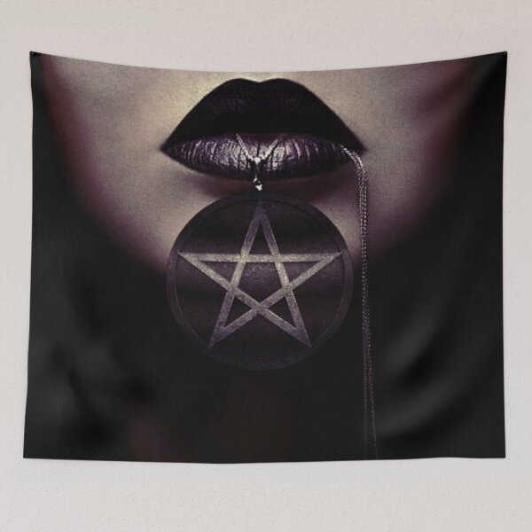 Item preview, Pentagram - ashes to ashes designed and sold by WickedWica.