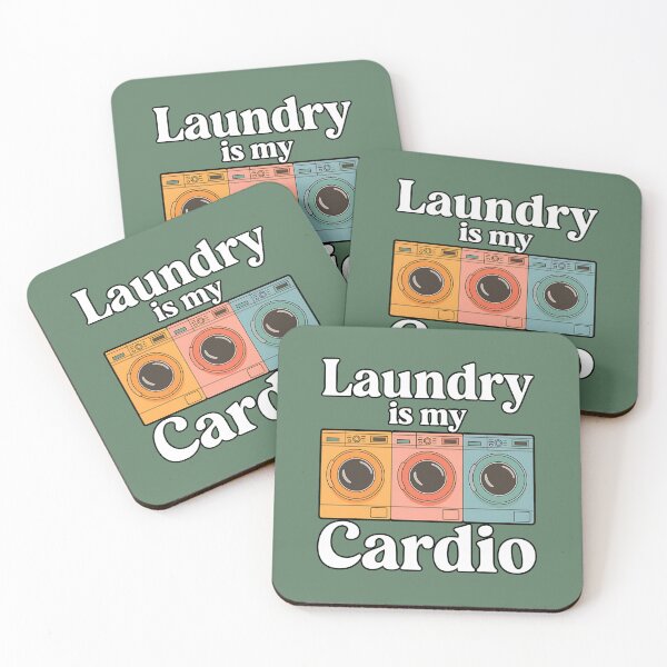 Item preview, Laundry is My Cardio, Funny gifts for laundry worker designed and sold by MikeKart.