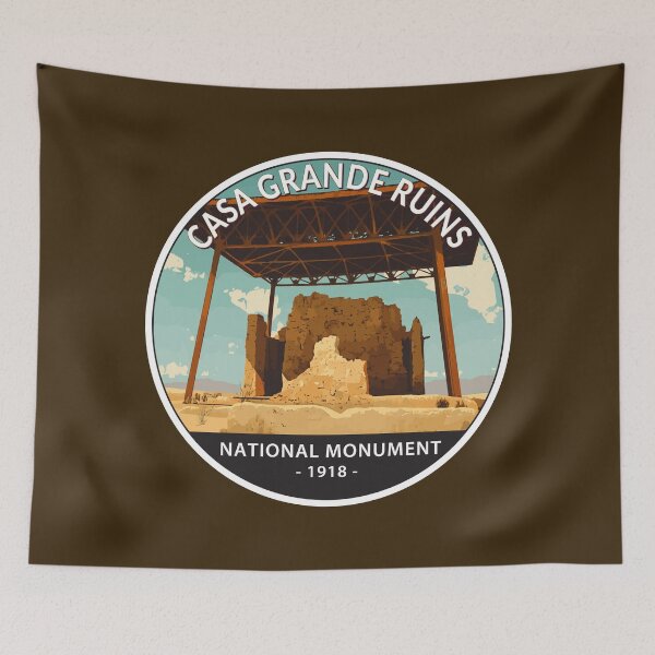 Item preview, Casa Grande Ruins National Monument Arizona Circle designed and sold by KrisSidDesigns.