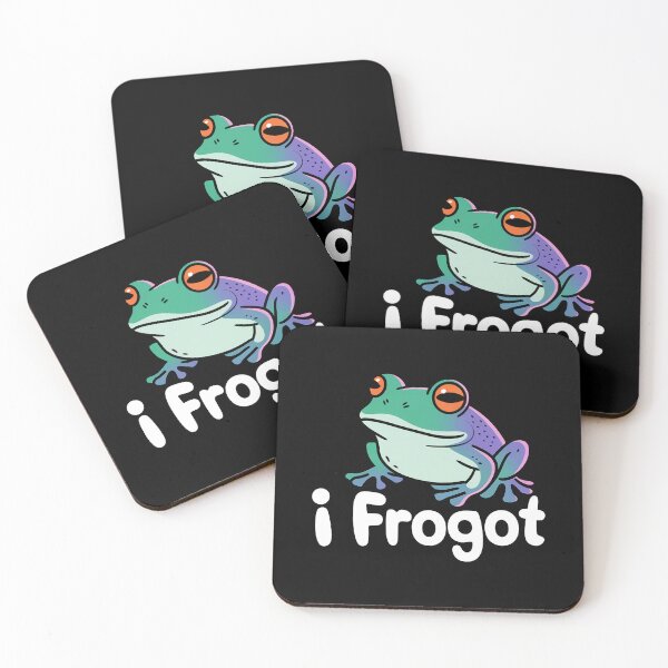 Item preview, I Frogot - Playful Frog Pun designed and sold by MonkiFlipp.