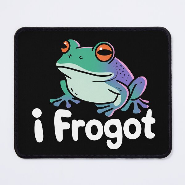 Item preview, I Frogot - Playful Frog Pun designed and sold by MonkiFlipp.