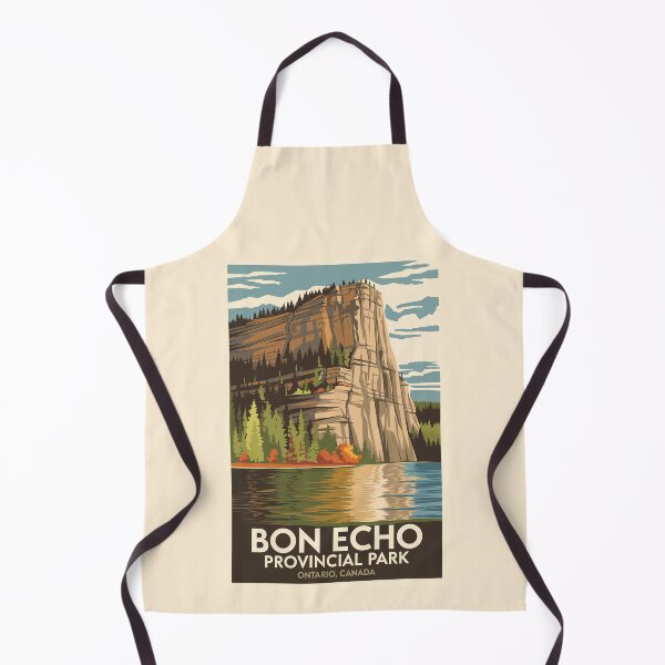 Item preview, Bon Echo Provincial Park Canada Travel Art Vintage designed and sold by KrisSidDesigns.