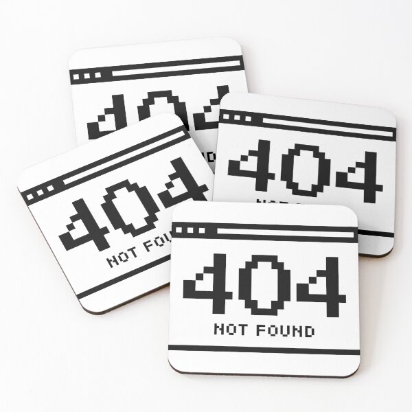 Item preview, 404 Not Found - Pixel Art designed and sold by MonkiFlipp.