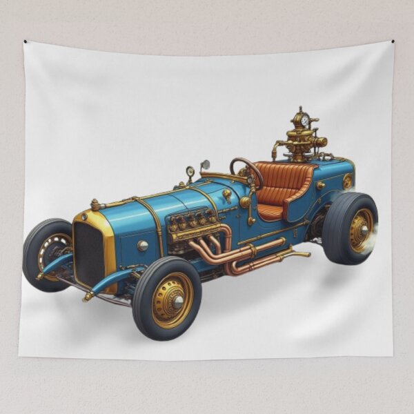 Item preview, “Steampunk Racer: The Brass-Bound Speedster” designed and sold by cbishopbailey.
