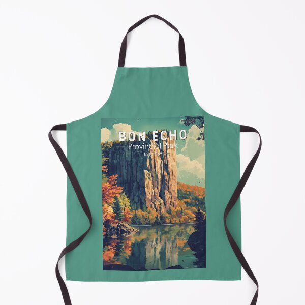 Item preview, Bon Echo Provincial Park Ontario Travel Art Vintage designed and sold by KrisSidDesigns.